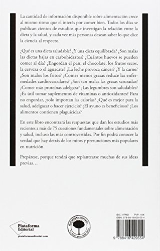 Lo Que Dice La Ciencia Sobre Dietas, Alimentación Y Salud (Plataforma Actual)