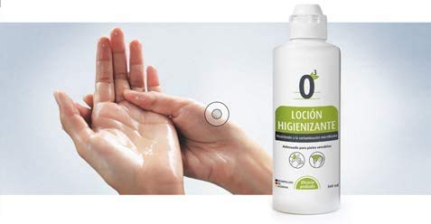 Loción Higienizante de Manos y Superficies a Base de Hipoclorito de Sodio y Ácido Hipocloroso, Adecuado para Pieles Sensibles. Fórmula Testada Dermatológicamente y de Eficacia Probada, 360 ml