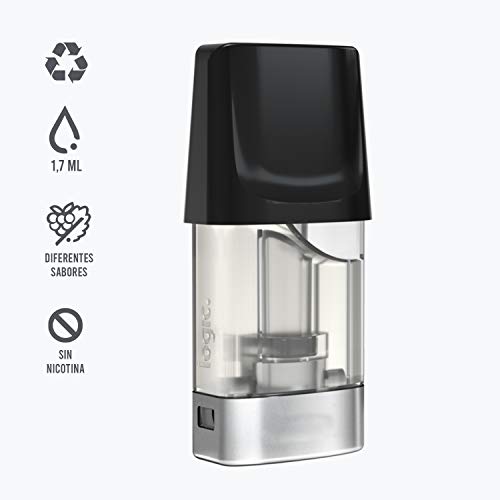 Logic. Recargas sin nicotina para vapeador electrónico, sabor tabaco - 1.7 ml