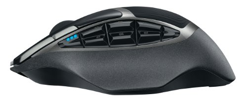 Logitech G602 Ratón Inalámbrico, 2,500 dpi, 11 Botones Programables, Batería de 250h, Memoría Integada, Compatible con PC/Mac, Versión Alemana,Negro