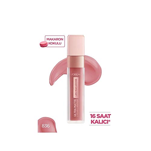 L'Oral Paris Les Macarons Langhoudende Matte Lipstick - 836 Infinite Vanilla Roze 6,7 ml