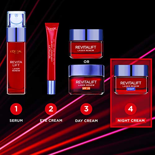 L'Oreal Revitalift Laser Crema Rejuvenecedora de Noche - 50 ml ml