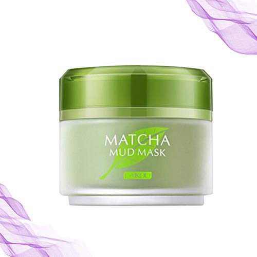 Lurrose La Mascarilla Facial de Té Verde Matcha Elimina Las Espinillas Reduce Las Arrugas Nutre E Hidrata para Todo Tipo de Cara (Verde)