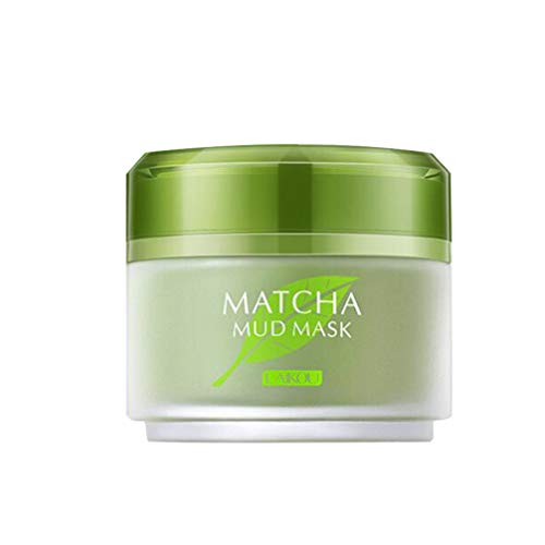 Lurrose La Mascarilla Facial de Té Verde Matcha Elimina Las Espinillas Reduce Las Arrugas Nutre E Hidrata para Todo Tipo de Cara (Verde)