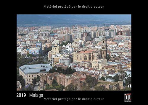 Malaga 2019 édition noire calendrier mural timokrates calendrier photo calendrie