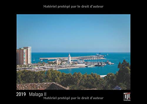 Malaga II 2019 édition noire calendrier mural timokrates calendrier photo calend