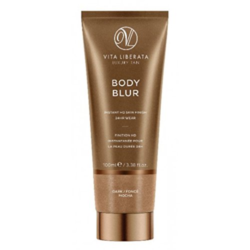 Maquillaje para cuerpo Vita Liberata. Desenfoque de cuerpo instantáneo HD, acabado de piel instantánea, bronceador 100 ml.