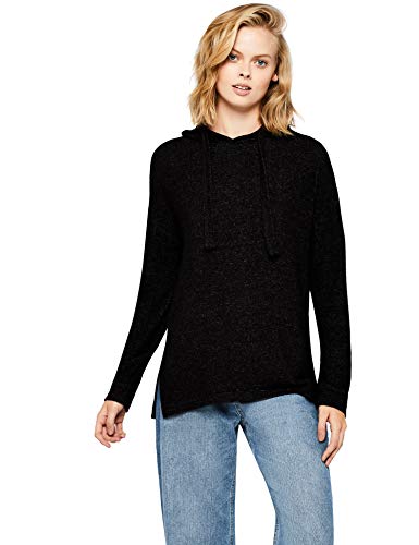 Marca Amazon - find. Capucha Mujer, Negro (Black), 48, Label: 3XL