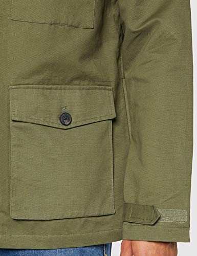 Marca Amazon - find. Guerrera de Algodón Hombre, Verde (Khaki), XS, Label: XS