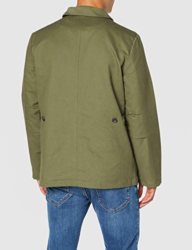 Marca Amazon - find. Guerrera de Algodón Hombre, Verde (Khaki), XS, Label: XS