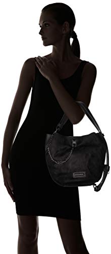 MARIA MARE Mariamare Helga, Shopper para Mujer, Negro (Sof/Ness Negro), 18.50x31x21 cm (W x H x L)