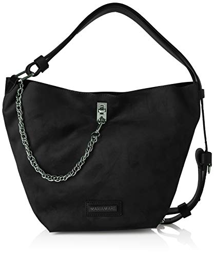 MARIA MARE Mariamare Helga, Shopper para Mujer, Negro (Sof/Ness Negro), 18.50x31x21 cm (W x H x L)