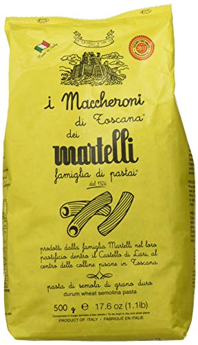 Martelli Pasta Maccheroni di Toscana - 4 Paquetes de 500 gr - Total: 2000 gr