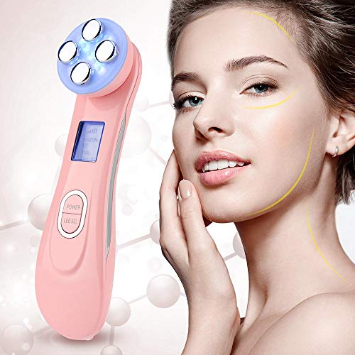 Masajeador De Estiramiento Facial, Piel Facial, Ems, Rf, Fotón Led, Estiramiento Facial, Estiramiento Facial, Máquina De Masaje De Belleza, Masajeador A