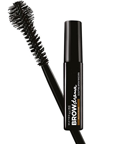 Maybelline Brow Drama Medium Brown - máscaras para cejas (Marrón, Medium Brown)