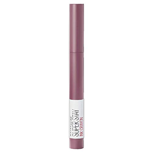 Maybelline New York - SuperStay Ink Crayon, Pintalabios Mate de Larga Duración, Tono 25 Stay Exceptional