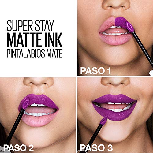 Maybelline New York - Superstay Matte Ink, Pintalabios Mate de Larga Duración, Tono 135 Globetrotter