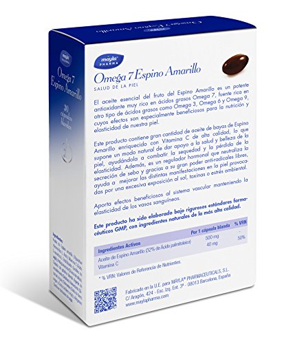 Mayla Omega 7 Complemento Alimenticio - 30 Cápsulas