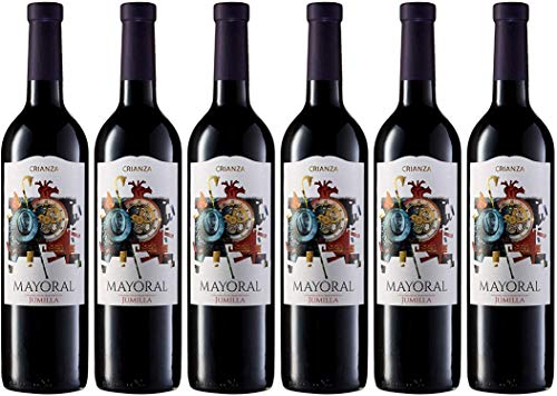 Mayoral Crianza D.O Jumilla. Vino Tinto - Pack de 6 Botellas x 750 ml