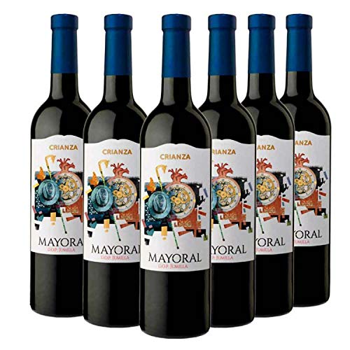 Mayoral Crianza D.O Jumilla. Vino Tinto - Pack de 6 Botellas x 750 ml