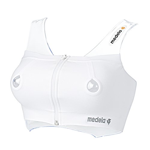 Medela Easy Expression Bustier Sujetador premamá, Blanco, L para Mujer