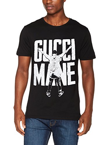 MERCHCODE Merch Código Hombre Gucci goldmane Victory tee – Camiseta, Hombre, Gucci Mane Victory tee, Negro, XX-Large