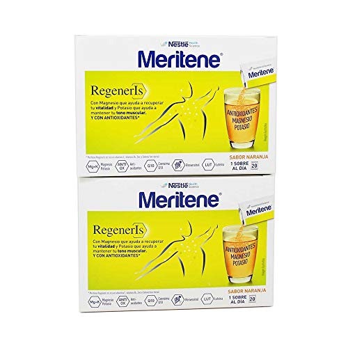 Meritene Meritene Magnesio-Potasio (Regeneris) 20Sbrs x 4,2 g, Total 84 g