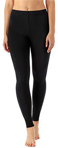 Merry Style Leggins Largos Mallas Deportivas Mujer MS10-143 (Negro, XL)