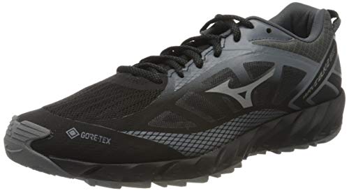 Mizuno Wave Ibuki 2 Gtx, Zapatillas de Running para Hombre, Negro (Black/Quiet Shade/Dark Shadow 34), 43 EU