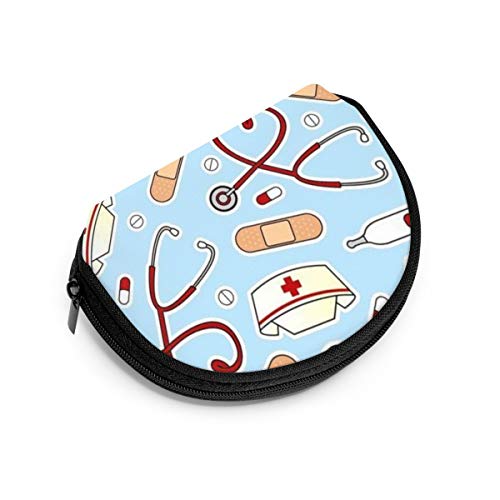 Monedero pequeño para electrodomésticos de Enfermera para Mujer, Bonito Monedero para niña, minibolso para Monedas, Bolsa de Almacenamiento, Cartera