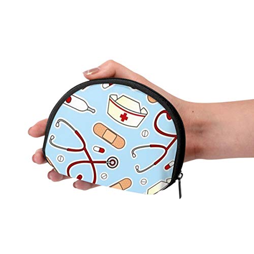 Monedero pequeño para electrodomésticos de Enfermera para Mujer, Bonito Monedero para niña, minibolso para Monedas, Bolsa de Almacenamiento, Cartera