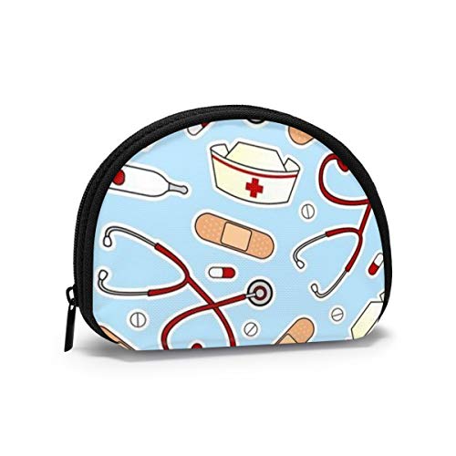 Monedero pequeño para electrodomésticos de Enfermera para Mujer, Bonito Monedero para niña, minibolso para Monedas, Bolsa de Almacenamiento, Cartera