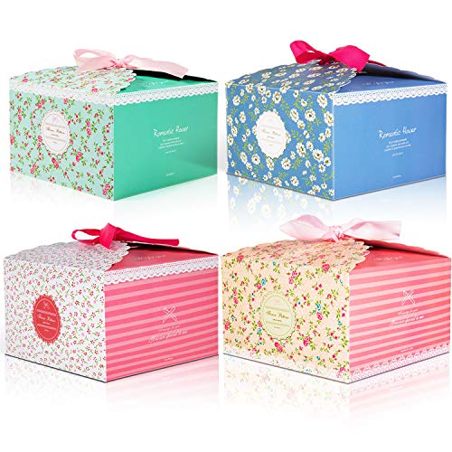 MOOKLIN 12pcs Cajas de Regalo Caja de Dulces Caja de Papel de Galletas para la Boda cumpleaños Fiesta de Bienvenida