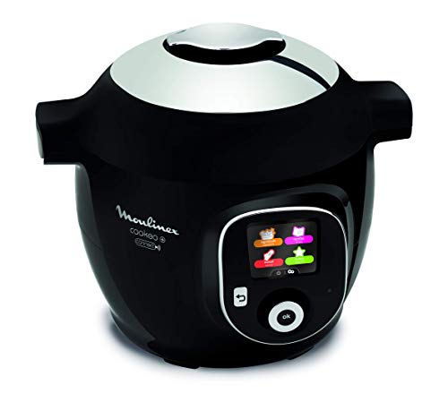 Moulinex Cookeo + Connect olla multi-cocción 6 L 1200 W Negro, Cromo - Ollas multi-cocción (6 L, 1200 W, 6 personas(s), China, Negro, Cromo, Cerámico)