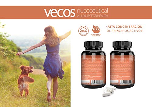 Multivitaminas Vecos para complementar tu dieta y reforzar tu sistema inmune – Complejo vitamínico con 11 minerales y oligoelementos para activar y mantener nuestra energía – 90 cápsulas vegetales