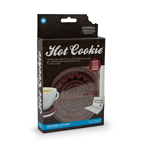 Mustard Hot Cookie - Calentador de tazas (conexión USB), diseño de galleta