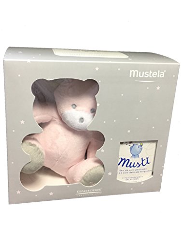 Mustela Bébé Agua de colonia sin alcohol Musti 50ml + Ourson - Rosado