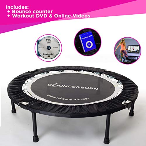 MXL MaXimus Life Rebounder - Cama Elástica, Trampolín, Incluye DVD. Mini trampolín Fitness, Cama elástica Fitness