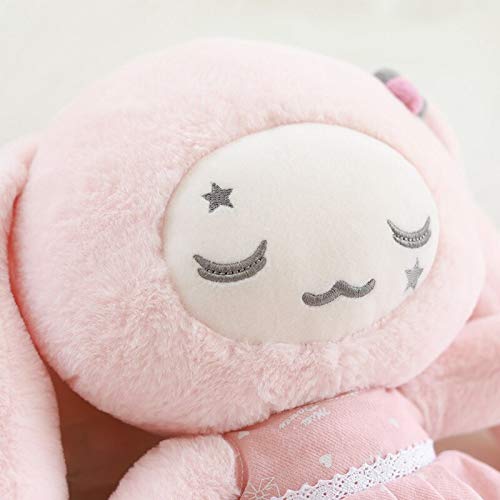 N / A Dulce sueño Conejo de Peluche de Juguete Suave de Dibujos Animados de Animales de Peluche Vestido muñeca de Conejito Juguetes cómodos para bebés Regalos de cumpleaños para niños 45cm