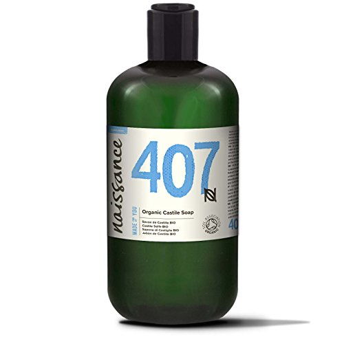 Naissance Jabón natural de Castilla BIO líquido 500ml – Vegano, sin perfumes ni sulfatos.