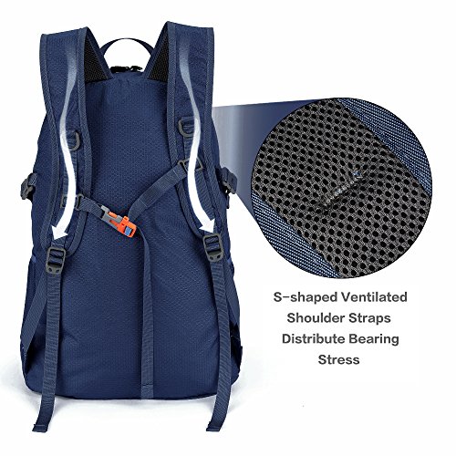 NEEKFOX Mochila Ligera y compacta para Viaje, Excursionismo o Uso Diario, Mochila para Acampar Plegable de 35 L, Mochila Deportiva Ultraligera para Exteriores