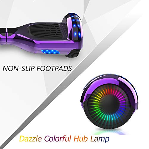 NEOMOTION Pack de Hoverboard de 6.5 Pulgadas y Hoverkart Patinete Eléctrico con Bluetooth LED Flash Hoverboards Brillante Asiento Sólido para Scooter Eléctrico Regalo y Juguete para Niños