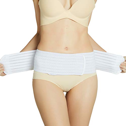 NEOtech Care - Accesorio 3 en 1, Faja de Maternidad, Faja posparto y cinturón pélvico - Material Transpirable - Beige - M