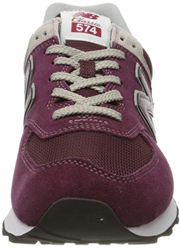 New Balance Hombre 574v2-core Trainers Zapatillas, Rojo (Burgundy), 42.5 EU