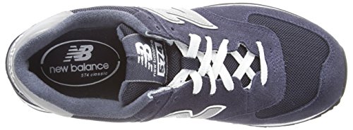 New Balance ML574, Zapatillas Hombre, Azul (Navy/Grey), 37.5 EU