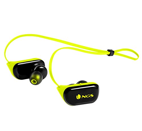 NGS ARTICARANGERYELLOW - Auriculares (Inalámbrico, Dentro de Oído, Banda para Cuello, Binaural, Intraaural), Negro y Amarillo