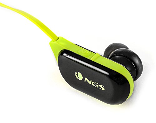 NGS ARTICARANGERYELLOW - Auriculares (Inalámbrico, Dentro de Oído, Banda para Cuello, Binaural, Intraaural), Negro y Amarillo