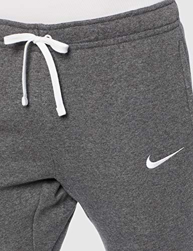 NIKE M CFD Pant FLC TM Club19 Pantalones de Deporte, Hombre, Charcoal Heathr/White/White, L