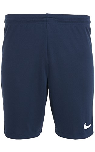 Nike Park II Knit Short NB Pantalón corto, Hombre, Azul Marino/Blanco (Midnight Navy/White), L