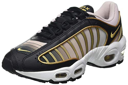 Nike W Air MAX Tailwind IV LX, Zapatillas para Correr para Mujer, Black/Metallic Gold/Barely Rose, 42 EU